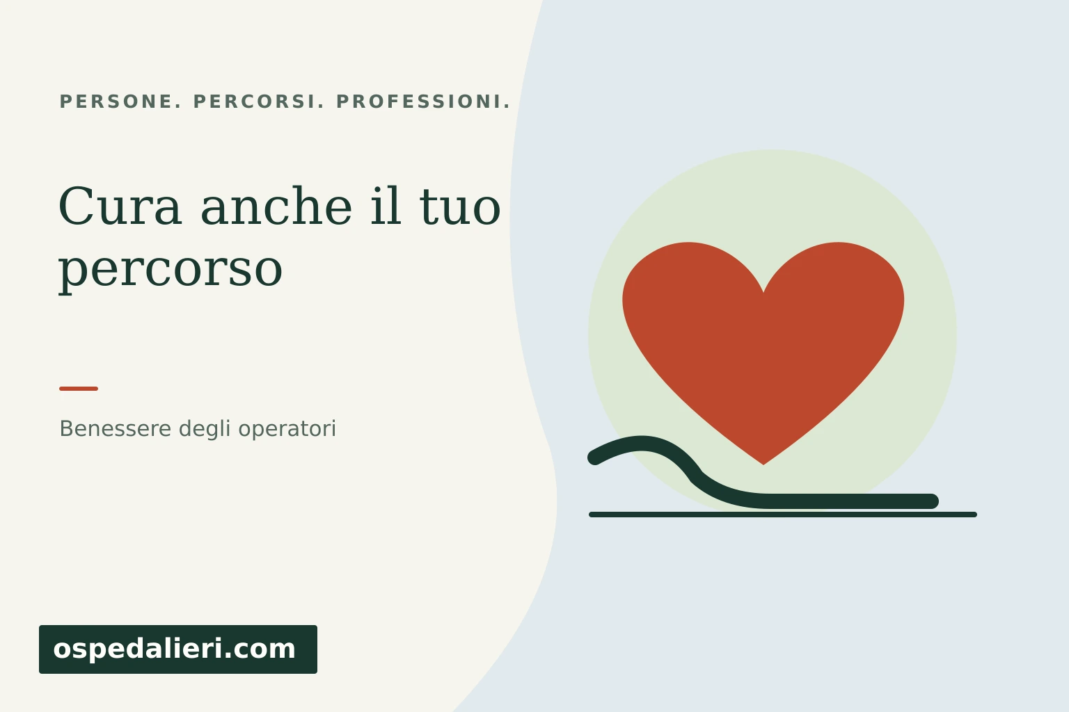 Immagine illustrativa del percorso: Benessere degli operatori