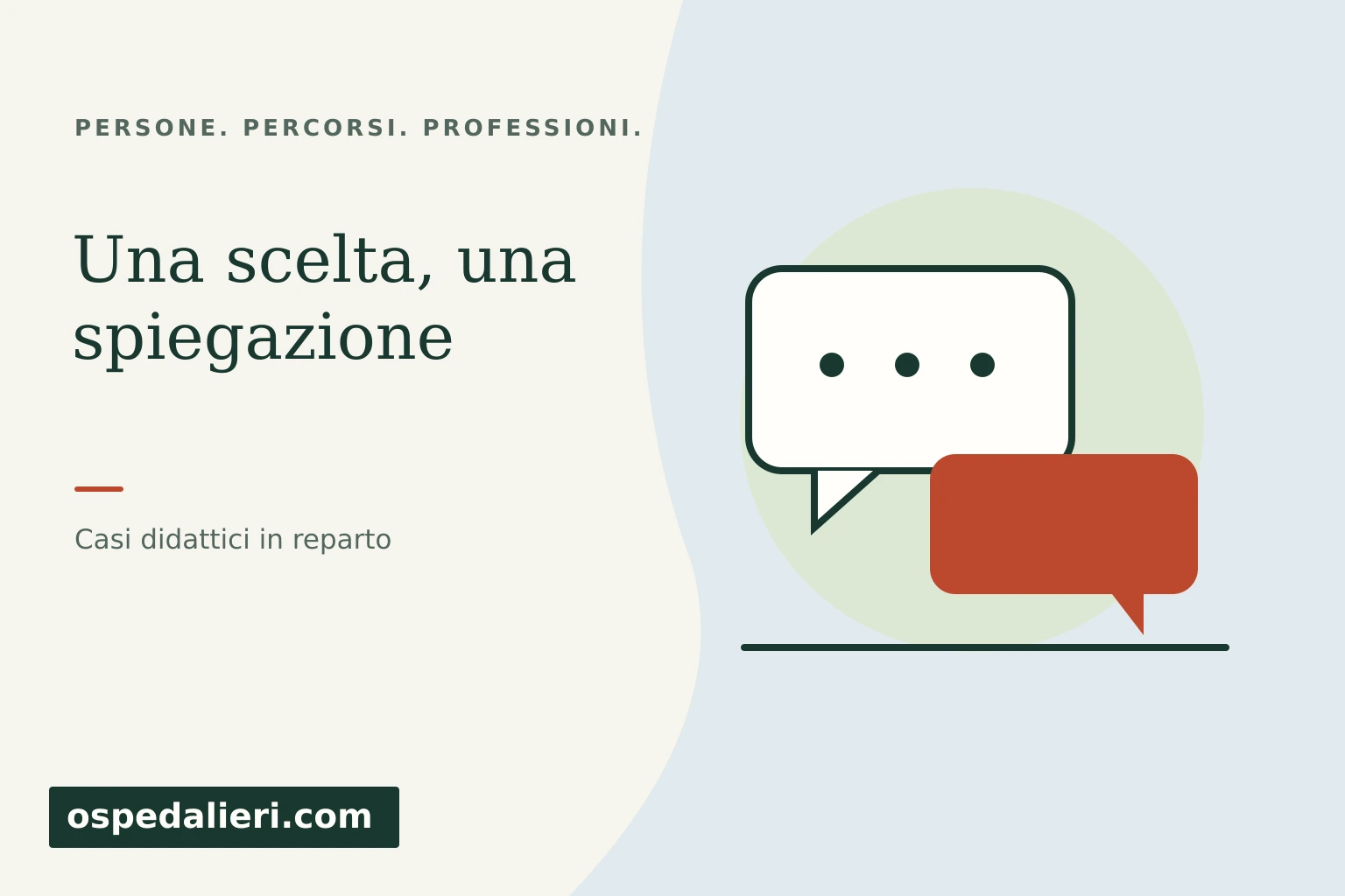 Immagine illustrativa del percorso: Casi in reparto