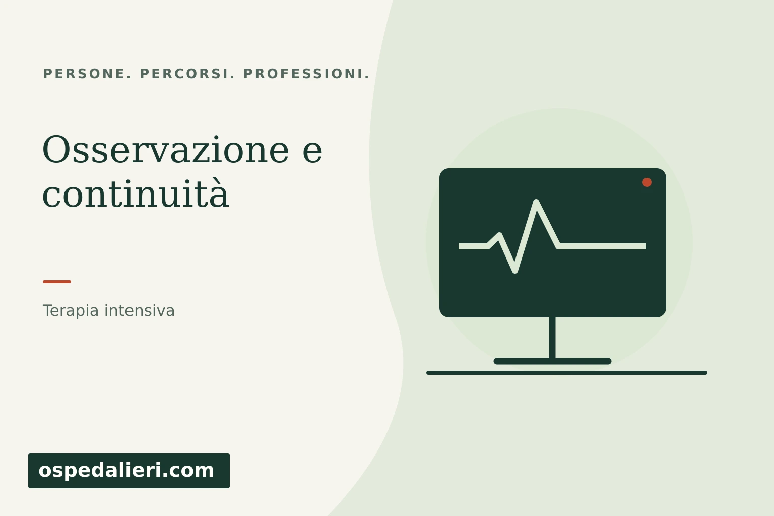 Immagine illustrativa del percorso: Terapia intensiva